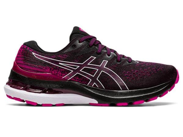 Asics Hardloopschoenen Dames, GEL-KAYANO Zwart/Roze - Asics Loopschoenen Outlet | B3507619-XT